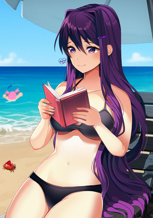 Yuri (DDLC) Summer Art Print