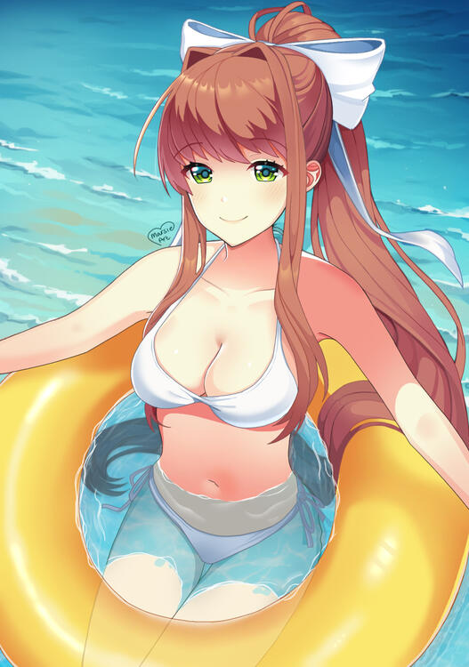 Monika (DDLC) Summer Art Print