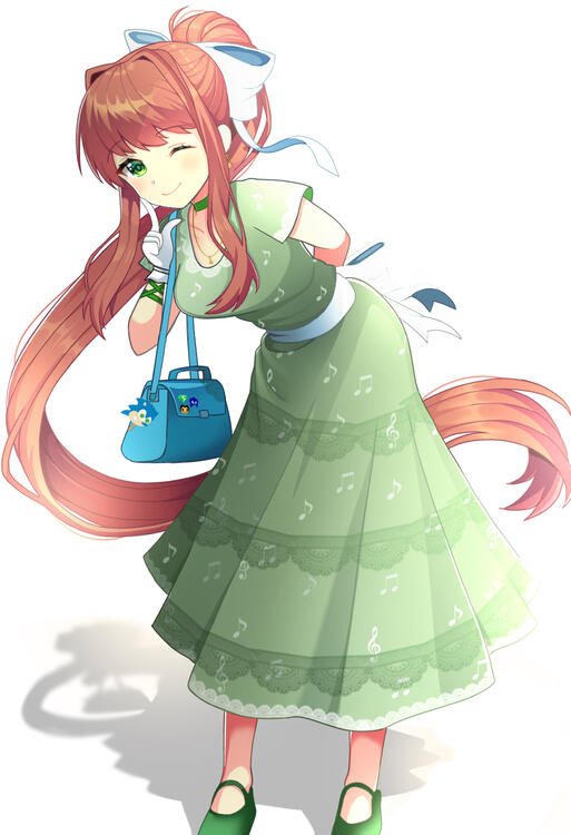 Commissioned Monika (DDLC) Piece