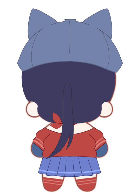Cappie (Miside) Plush Design Concept Back